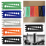 Maxbell Drill Bit Gauge Compact Portable Easy to Carry Multipurpose Measurement Tool Green