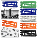 Maxbell Drill Bit Gauge Compact Portable Easy to Carry Multipurpose Measurement Tool Green