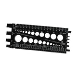 Maxbell Drill Bit Gauge Compact Portable Easy to Carry Multipurpose Measurement Tool Black