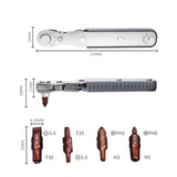 Maxbell Bidirectional Ratchet Screwdriver Wrench for DIY Home Repairing Professional