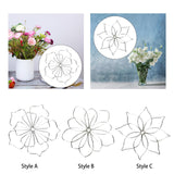 Maxbell Flower Arranger Holder Bouquet Stainless Steel Flower Lid for Plant Fixation Style A