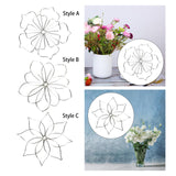 Maxbell Flower Arranger Holder Bouquet Stainless Steel Flower Lid for Plant Fixation Style A