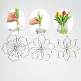 Maxbell Flower Arranger Holder Bouquet Stainless Steel Flower Lid for Plant Fixation Style A