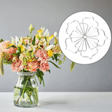 Maxbell Flower Arranger Holder Bouquet Stainless Steel Flower Lid for Plant Fixation Style A