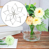 Maxbell Flower Arranger Holder Bouquet Stainless Steel Flower Lid for Plant Fixation Style C