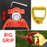 Maxbell Back Saving Tool Handle Attachment Rake Handle for Hoes Garden Shovels Rakes