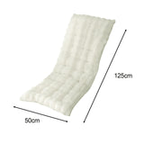 Maxbell Lounge Chair Cushion Gift Soft Thick Lounger Pad for Garden Office Furniture White