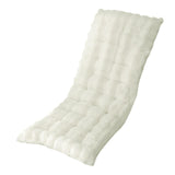 Maxbell Lounge Chair Cushion Gift Soft Thick Lounger Pad for Garden Office Furniture White