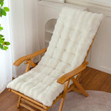 Maxbell Lounge Chair Cushion Gift Soft Thick Lounger Pad for Garden Office Furniture White