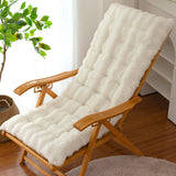 Maxbell Lounge Chair Cushion Gift Soft Thick Lounger Pad for Garden Office Furniture White