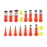 Maxbell 20x Caulking Nozzle Applicators Nozzle Set Caulking Tools for Window Kitchen