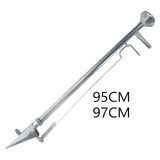 Maxbell Sowing Seed Sower Dispenser Manual Seed Planter Gardening Lawn Seed Spreader Length 95cm