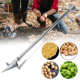 Maxbell Sowing Seed Sower Dispenser Manual Seed Planter Gardening Lawn Seed Spreader Length 97cm