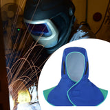 Maxbell Full Protective Welding Hoods Durable Multifunctional Welding Neck Protector blue