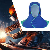 Maxbell Full Protective Welding Hoods Durable Multifunctional Welding Neck Protector blue