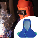 Maxbell Full Protective Welding Hoods Durable Multifunctional Welding Neck Protector blue
