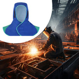 Maxbell Full Protective Welding Hoods Durable Multifunctional Welding Neck Protector blue