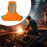 Maxbell Full Protective Welding Hoods Durable Multifunctional Welding Neck Protector orange