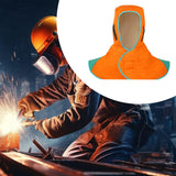 Maxbell Full Protective Welding Hoods Durable Multifunctional Welding Neck Protector orange
