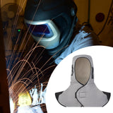 Maxbell Full Protective Welding Hoods Durable Multifunctional Welding Neck Protector gray