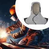 Maxbell Full Protective Welding Hoods Durable Multifunctional Welding Neck Protector gray
