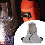 Maxbell Full Protective Welding Hoods Durable Multifunctional Welding Neck Protector gray
