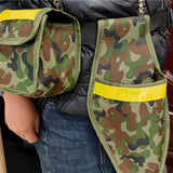 Maxbell Garden Tool Belt Garden Tool Pouch Garden Apron for Men Gardener Electrician Green