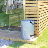 Maxbell Garden Leaf Bag Grass Bin Reusable with Handles Planting Lawn Yard Waste Bag