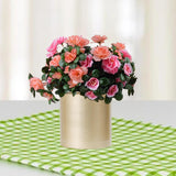 Maxbell New Year Flower Pots Flower Bucket Decorative for New Year Party Living Room
