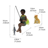 Maxbell Miniature Figurines Fairy Garden Accessories for Outdoor Dollhouse Flowerpot