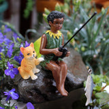 Maxbell Miniature Figurines Fairy Garden Accessories for Outdoor Dollhouse Flowerpot