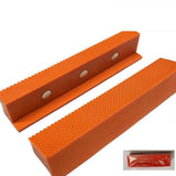 Maxbell 2Pcs Vise Jaw Pads Vice Jaw Covers Protectors for Woodworking Metal 4 Inch Plain Weave