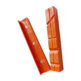 Maxbell 2Pcs Vise Jaw Pads Vice Jaw Covers Protectors for Woodworking Metal 4 Inch V Shaped