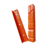 Maxbell 2Pcs Vise Jaw Pads Vice Jaw Covers Protectors for Woodworking Metal 5 Inch V Shaped