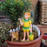 Maxbell Fairy Garden Accessories Miniature Figurines for Outdoor Terrarium Flowerpot
