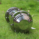 Maxbell Time Capsule Container Organizer Case Garden Cards Letters Metal Storage Box