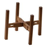 Maxbell Adjustable Plant Stand Solid Wood Item Stand for Indoor Outdoor Home Balcony
