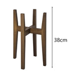 Maxbell Adjustable Plant Stand Heavy Duty Holder Rack for Living Room Indoor Outdoor brown