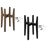 Maxbell Adjustable Plant Stand Heavy Duty Holder Rack for Living Room Indoor Outdoor brown