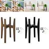 Maxbell Adjustable Plant Stand Heavy Duty Holder Rack for Living Room Indoor Outdoor brown