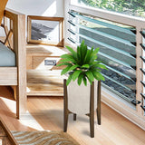 Maxbell Adjustable Plant Stand Heavy Duty Holder Rack for Living Room Indoor Outdoor brown