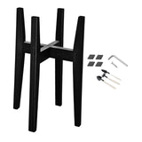 Maxbell Adjustable Plant Stand Heavy Duty Holder Rack for Living Room Indoor Outdoor black