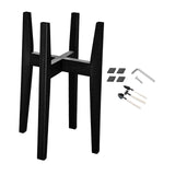 Maxbell Adjustable Plant Stand Heavy Duty Holder Rack for Living Room Indoor Outdoor black