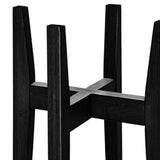 Maxbell Adjustable Plant Stand Heavy Duty Holder Rack for Living Room Indoor Outdoor black