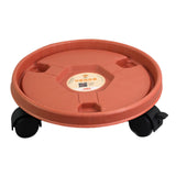 Maxbell Potted Caddy with Lockable Wheels Pot Dolly Potted Trees Rolling Plant Stand Outer Dia 26cm