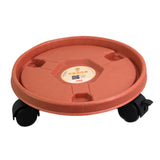 Maxbell Potted Caddy with Lockable Wheels Pot Dolly Potted Trees Rolling Plant Stand Outer Dia 26cm