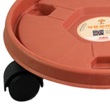Maxbell Potted Caddy with Lockable Wheels Pot Dolly Potted Trees Rolling Plant Stand Outer Dia 26cm