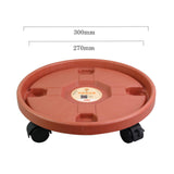 Maxbell Potted Caddy with Lockable Wheels Pot Dolly Potted Trees Rolling Plant Stand Outer Dia 30cm