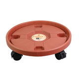 Maxbell Potted Caddy with Lockable Wheels Pot Dolly Potted Trees Rolling Plant Stand Outer Dia 33cm