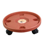 Maxbell Potted Caddy with Lockable Wheels Pot Dolly Potted Trees Rolling Plant Stand Outer Dia 33cm